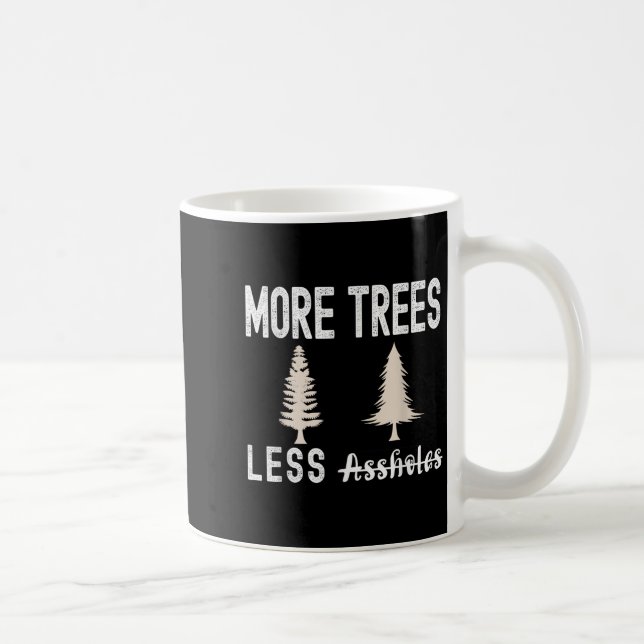 More Trees Less Holes Ugly Christmas Sweater  Kaffemugg (Höger)