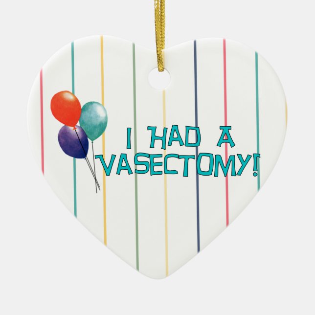 moreback011 vasektomi julgransprydnad keramik (Framsidan)