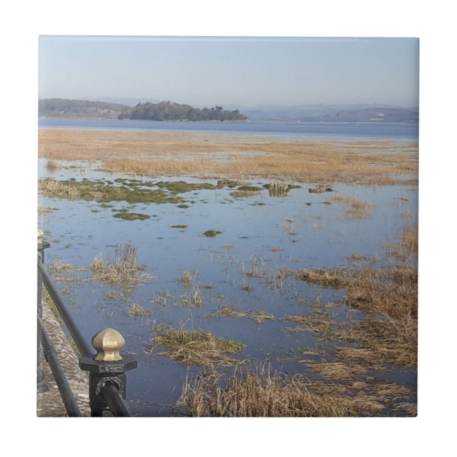 Morecambe Bay High Tide Ceramic Tile Kakelplatta (Framsidan)