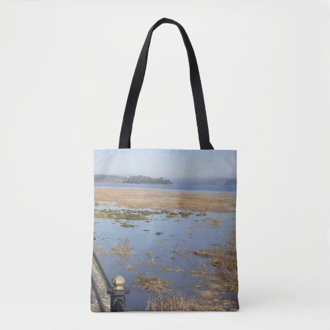 Morecambe Bay High Tide Tote Bag Tygkasse (Framsida)