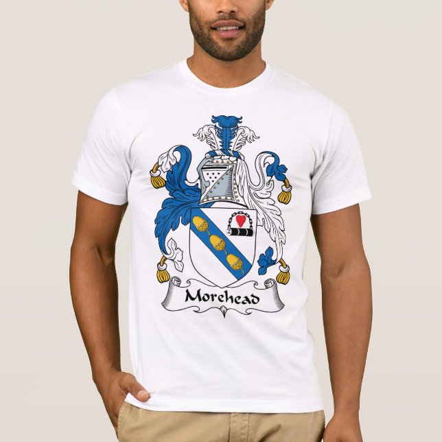 Morehead familjvapensköld t shirt (Framsida)