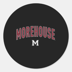 Morehouse Maroon Tigers Arch Över Runt Klistermärke