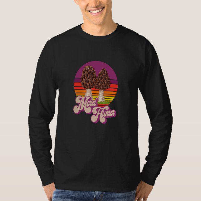Morel Hunter Fun Mushroom Hunting  1 T Shirt (Framsida)