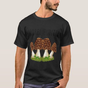 Morel-jägare svampjakt rolig Morchella T Shirt