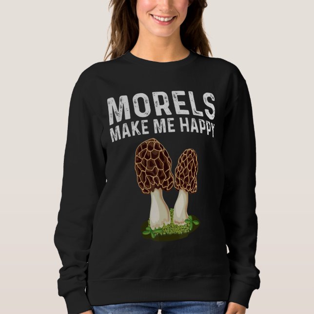 Morel Mushroom For Men Women Mushroom Hunters T Shirt (Framsida)