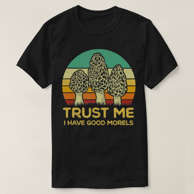 Morel Mushroom Foraging Morels Hunters Classic TSh T Shirt (Design framsida)