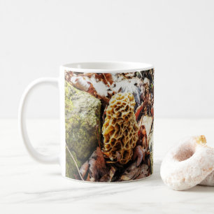 Morel Mushroom i Vilden Kaffemugg