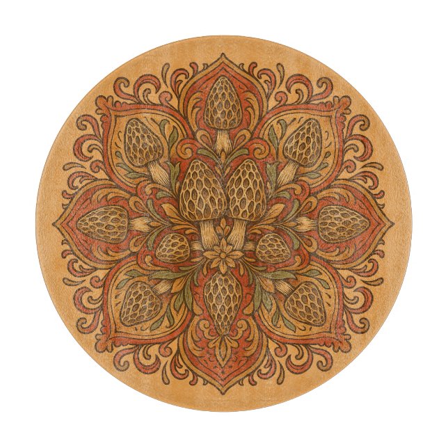 Morel Mushroom Mandala (Framsidan)