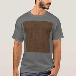 Morel Mushroom Struktur Brown T Shirt