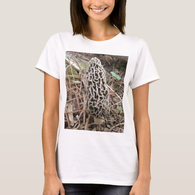 Morel Mushroom T Shirt (Framsida)