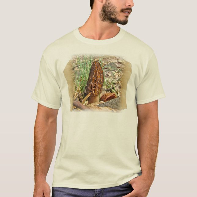 Morel Mushroom Tee Shirt (Framsida)