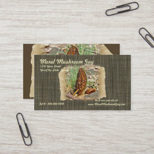Morel Mushroom Visitkort