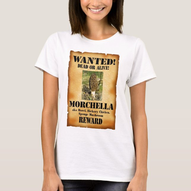 Morel - önskad affisch tee shirt (Framsida)