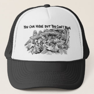 Morel plocka svamp B&W-truckerkepsen Keps