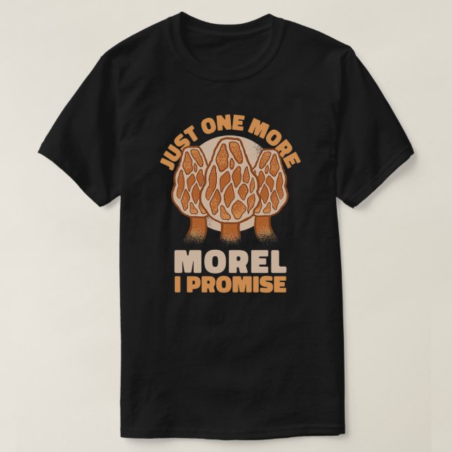 Morel svampi t shirt (Design framsida)