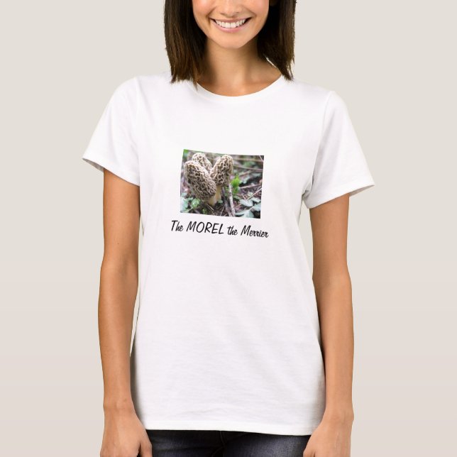 MORELEN de mer glada kvinna utslagsplats Tee Shirt (Framsida)
