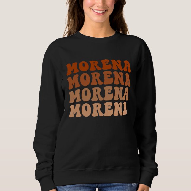 Morena Cool Filipino Women Filipina Girl Pride T Shirt (Framsida)
