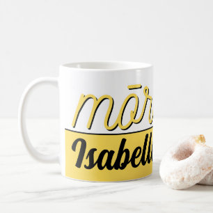 MORENA KIWI NZ MAORI MORNING HÄLSNING NAMN COFFEE KAFFEMUGG