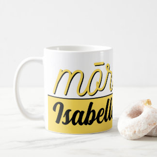 MORENA KIWI NZ MAORI MORNING HÄLSNING NAMN COFFEE KAFFEMUGG