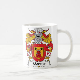Moreno familjvapensköld kaffemugg
