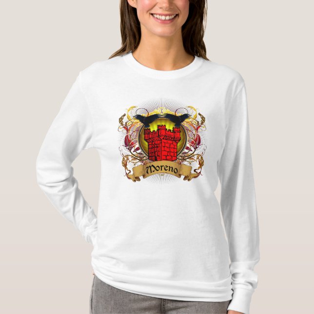 Moreno Family Crest Tröja (Framsida)