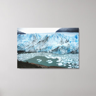 Moreno glaciär och sjö Argentino Canvastryck