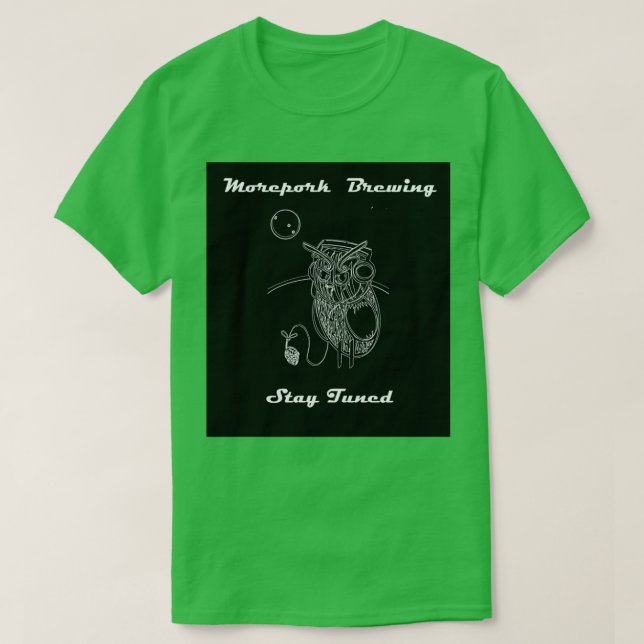 Morepork Brewing Company T Shirt (Design framsida)