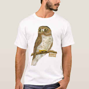 Morepork Ruru New Zeland Bird T Shirt