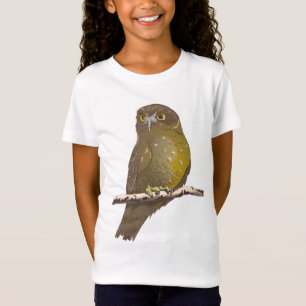 Morepork RURU NZ bird T Shirt