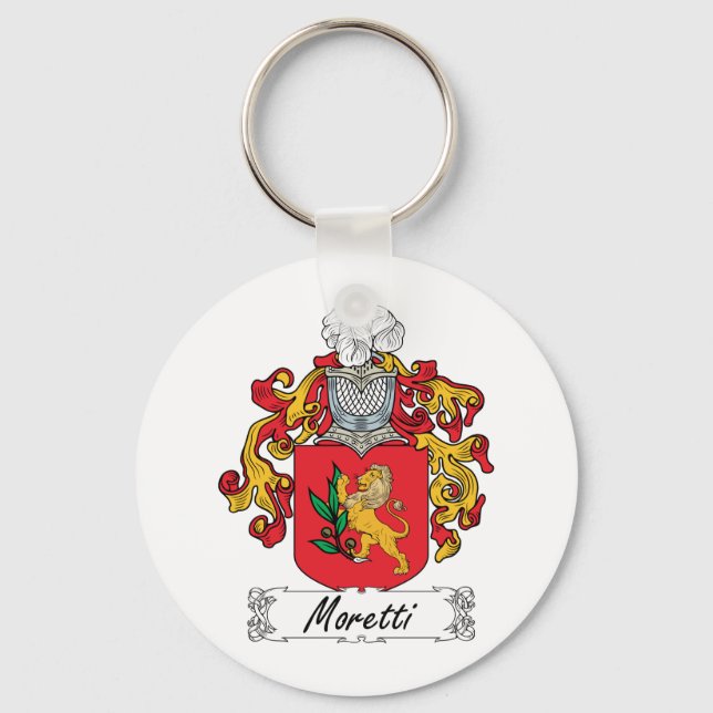 Moretti Family Crest Nyckelring (Framsida)