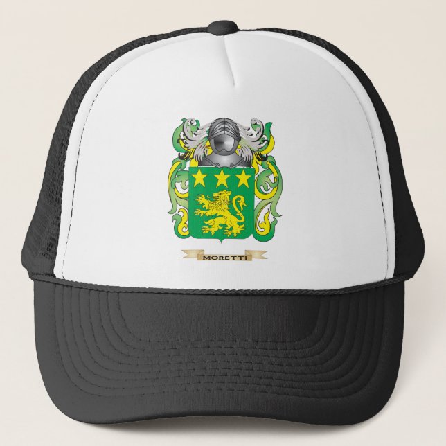 Moretti vapensköld (familjvapenskölden) keps (Framsida)