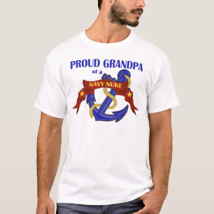 Morfadern av en marin Nuke T-shirt