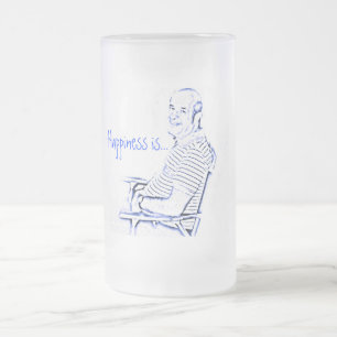morfadern joe, lycka är… frostat ölglas