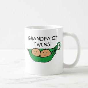 Morfar av twillingarpoden kaffemugg