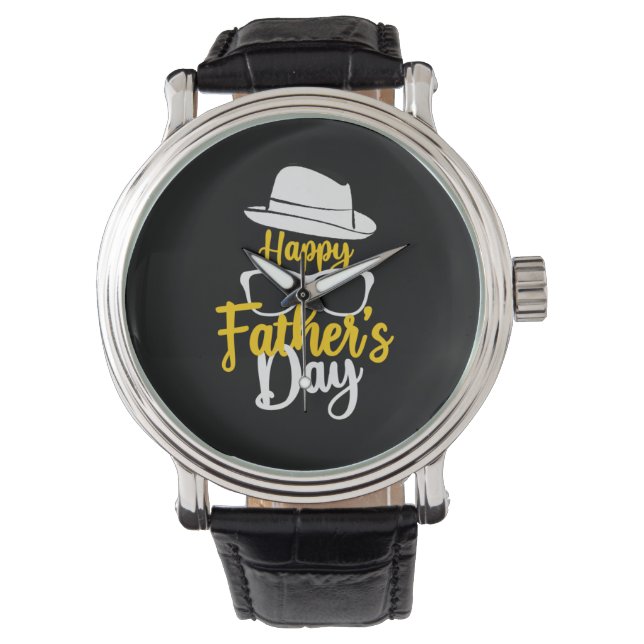 Morfar-citat | Glad fadersdag Armbandsur (Framsida)