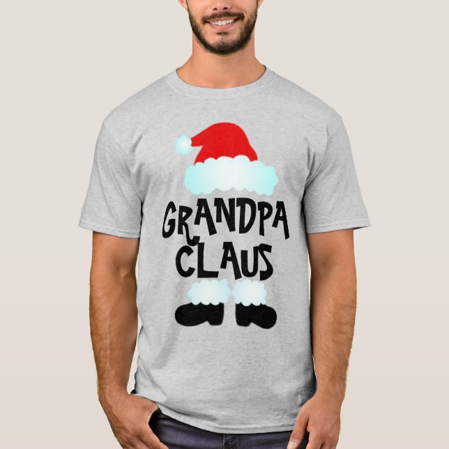 Morfar Claus T Shirt (Framsida)