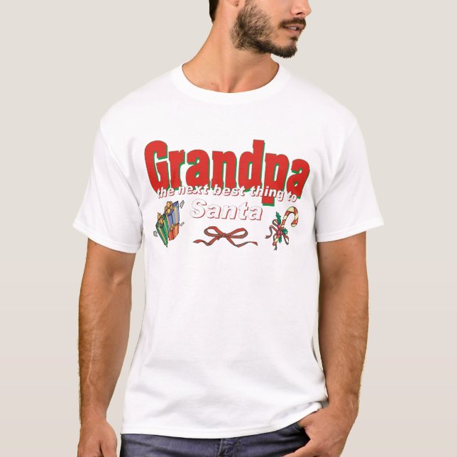 Morfar den nästa bäst saken till Santa Tee Shirt (Framsida)