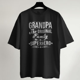 Morfar, den ursprungliga familjens superhjälte, fu t shirt