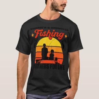 Morfar Dotter Fiskepartner För Livet Retro Vi T Shirt