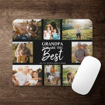 Morfar, du är den bästa moderna fotosamlingen musmatta<br><div class="desc">Farfar,  du är bäst! Modern fotokollage med utrymme för 8 bilder i familjen som omger trendigets skripttypografi med din personlig namn gör till en unik keepsakpresentgåva!</div>