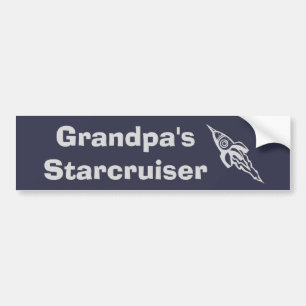 Morfar (eller mormor) Starcruiser riklig pinne Bildekal