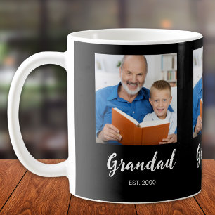 Morfar etablerad 3 Foto Svart kaffemugg