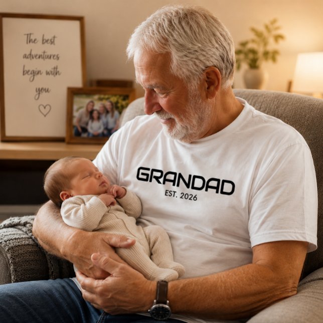 Morfar etablerade ny morfarpresent t shirt (Skapare uppladdad)