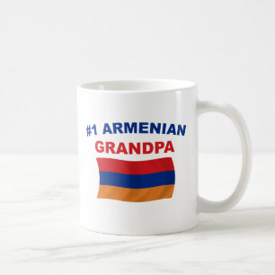 Morfar för armenier #1 kaffemugg