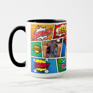 Morfar för Superherofars daghumorbok Mugg