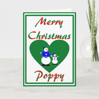 Morfar första jul helgkort