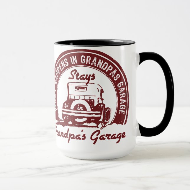 Morfar garage mugg (Höger)