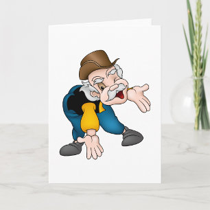 Morfar Greeting Cards Kort