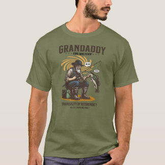 Morfar har gått på fiske – Rolig pensionärsfiske T Shirt