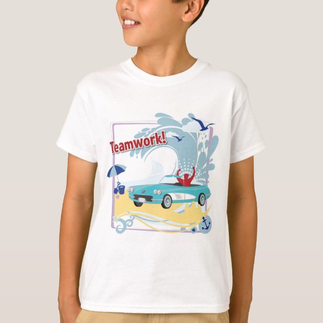 Morfar i min fick- Teamwork #2 T Shirt (Framsida)